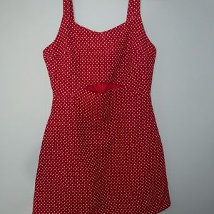Red Polka Dot Dress